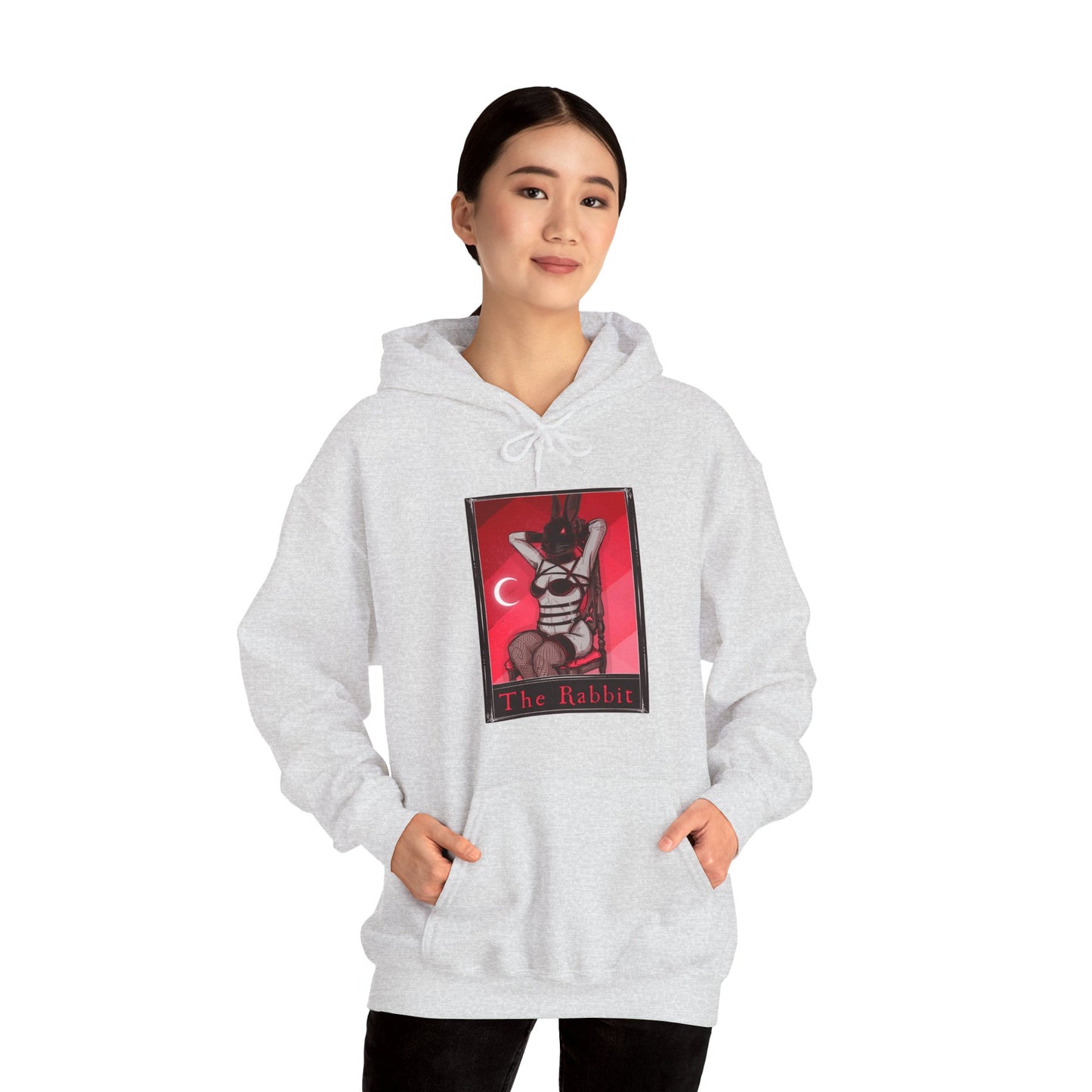 The Rabbit Tarot Unisex Heavy Blend Hooded Sweatshirt