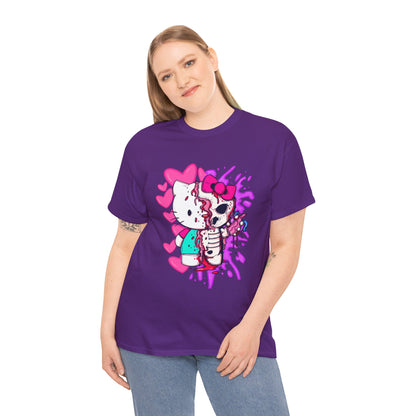 Zombie Kitty Unisex Heavy Cotton Patreon Tee
