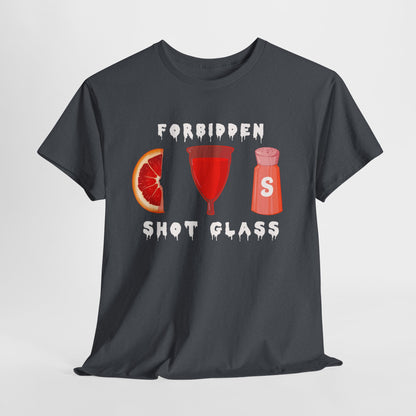 Forbidden Shot Glass Unisex Heavy Cotton Tee