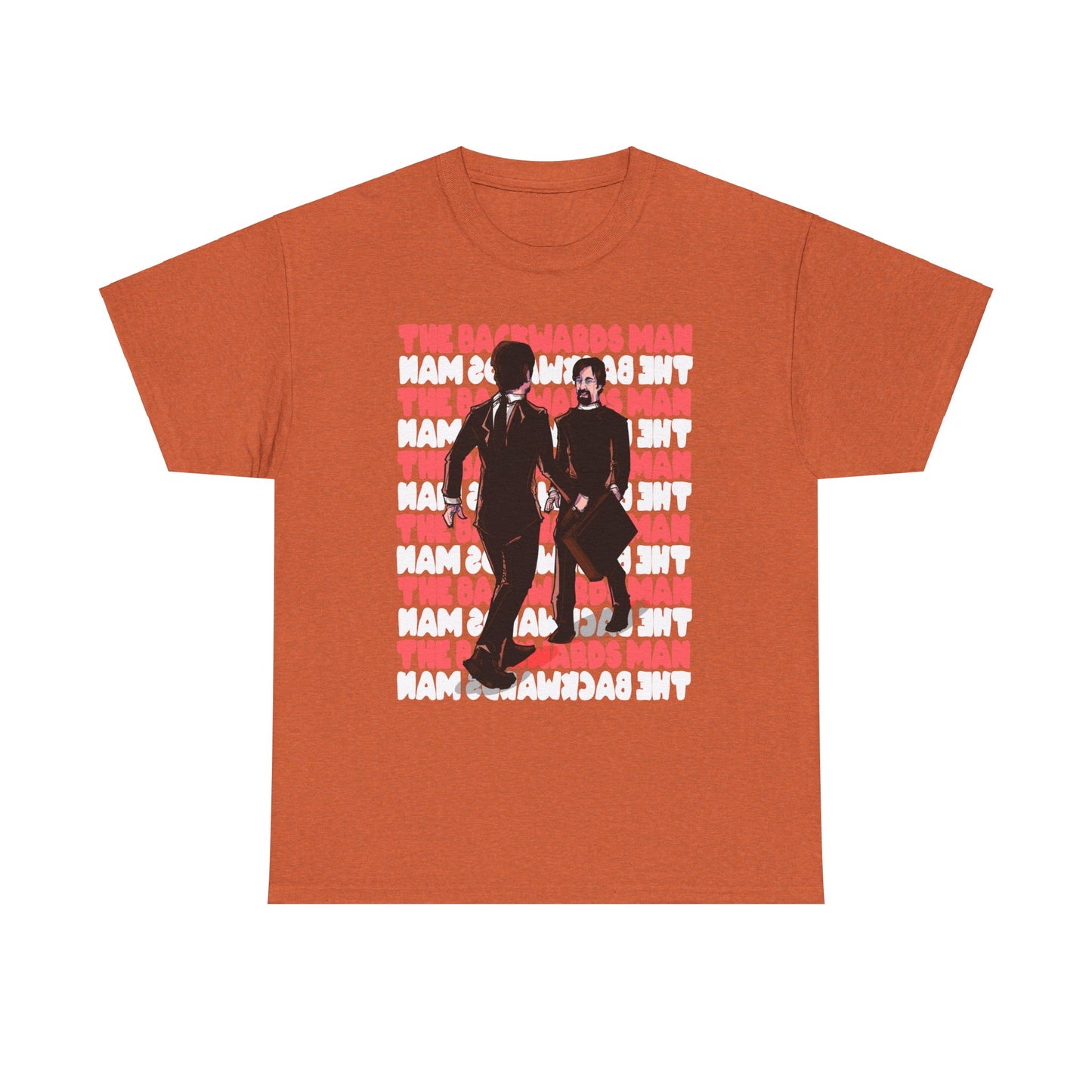 The Backwards Man Unisex Heavy Cotton Tee