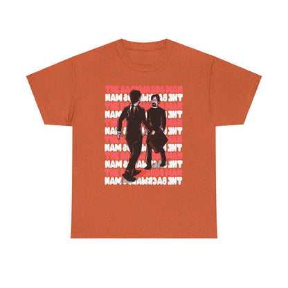The Backwards Man Unisex Heavy Cotton Tee