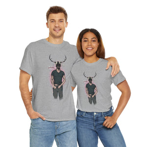 Deer Daddy Series 5: Youre Late Unisex Heavy Cotton Tee