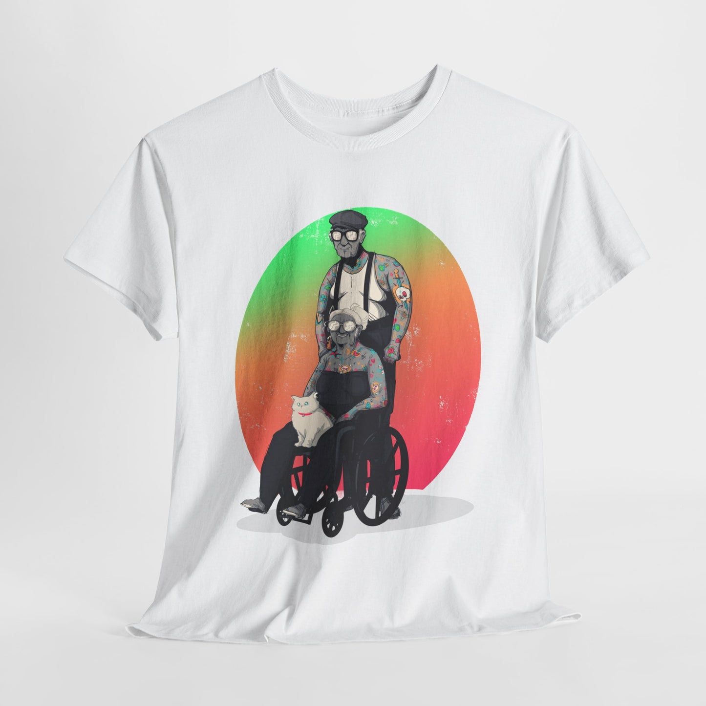 Inked and Elderly Unisex Heavy Cotton Tee