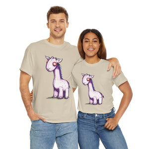 Plushie Giraffe Unisex Heavy Cotton Tee