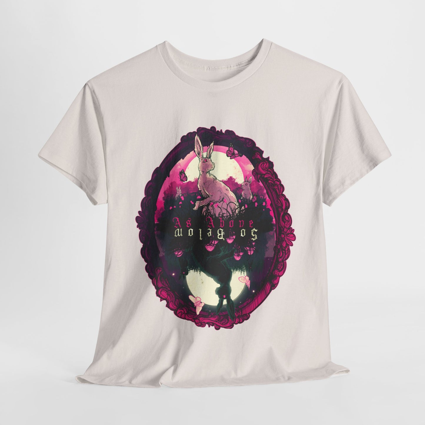 As Above So Below Spring Unisex Heavy Cotton Tee