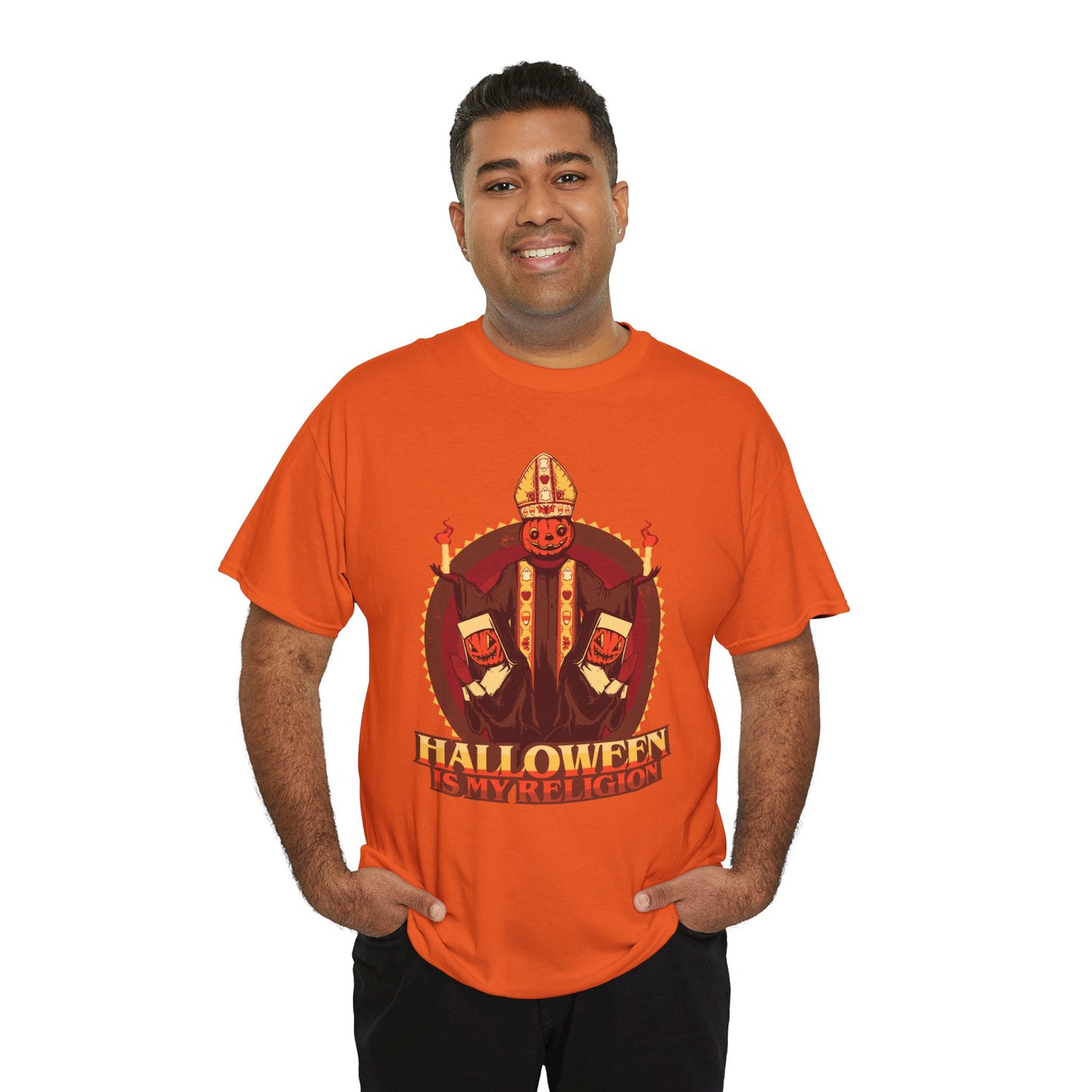 Halloween Is My Religion Unisex Heavy Cotton Tee