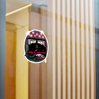 Baby It's Cold Outside Kiss-Cut Vinyl Decal