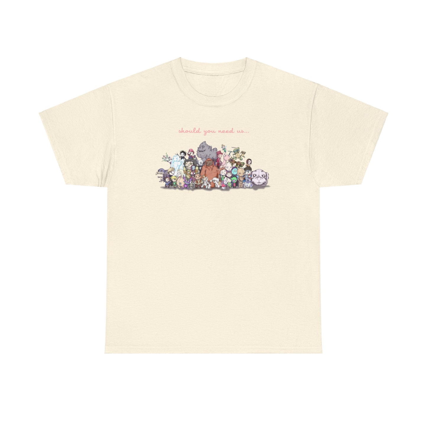Should You Need Us Extended Unisex Heavy Cotton Tee