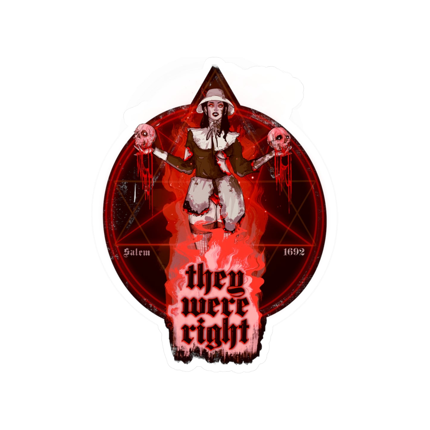 They Were Right Kiss-Cut Vinyl Decal