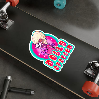 Dolly Opossum Kiss-Cut Vinyl Decal