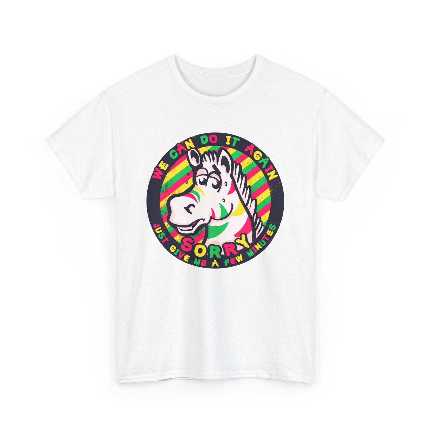 Premature Zebra Unisex Heavy Cotton Tee