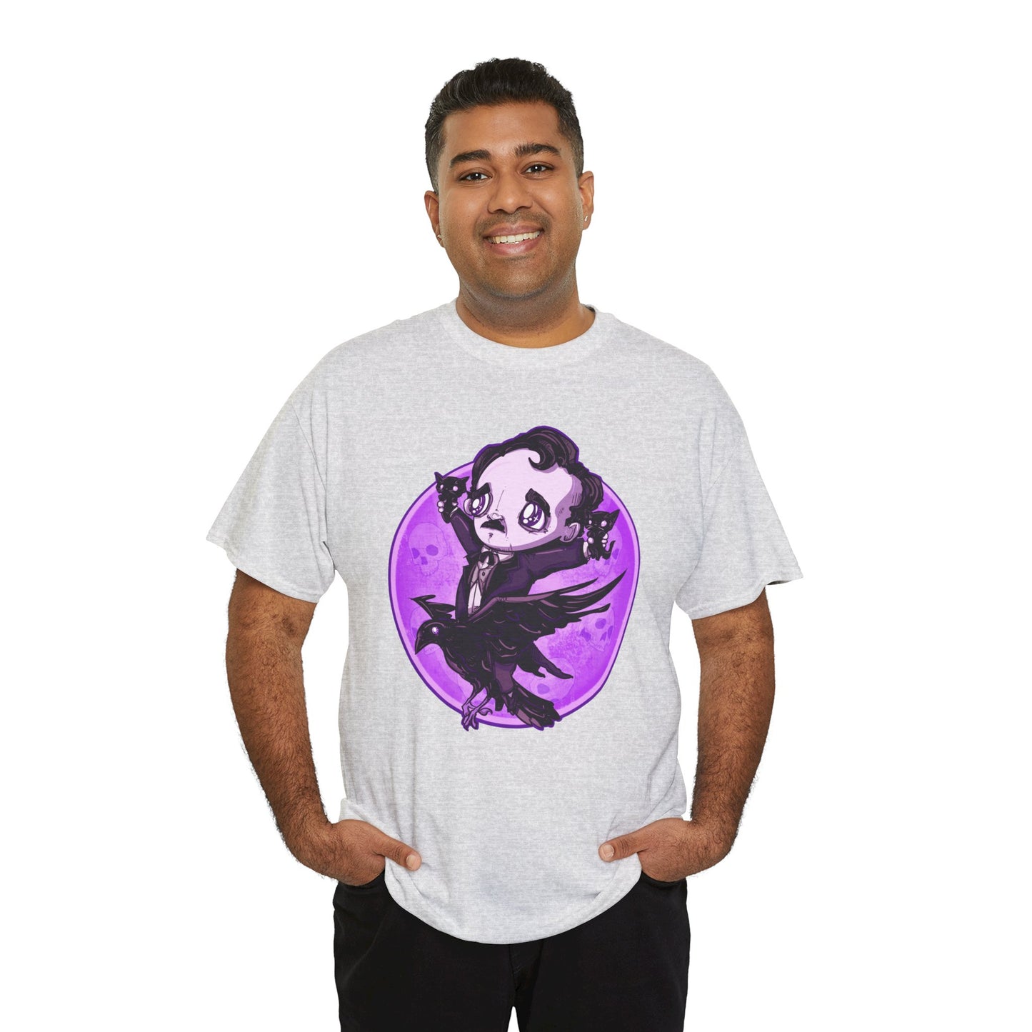 Poe Is Coming Unisex Heavy Cotton Tee