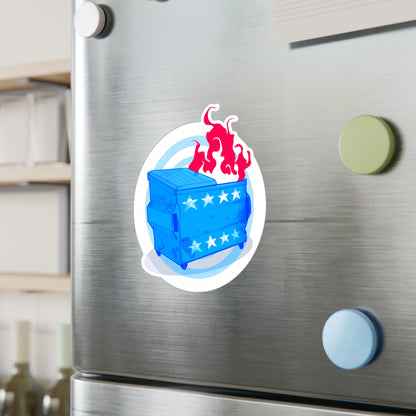 American Dumpster Fire Kiss-Cut Vinyl Decal