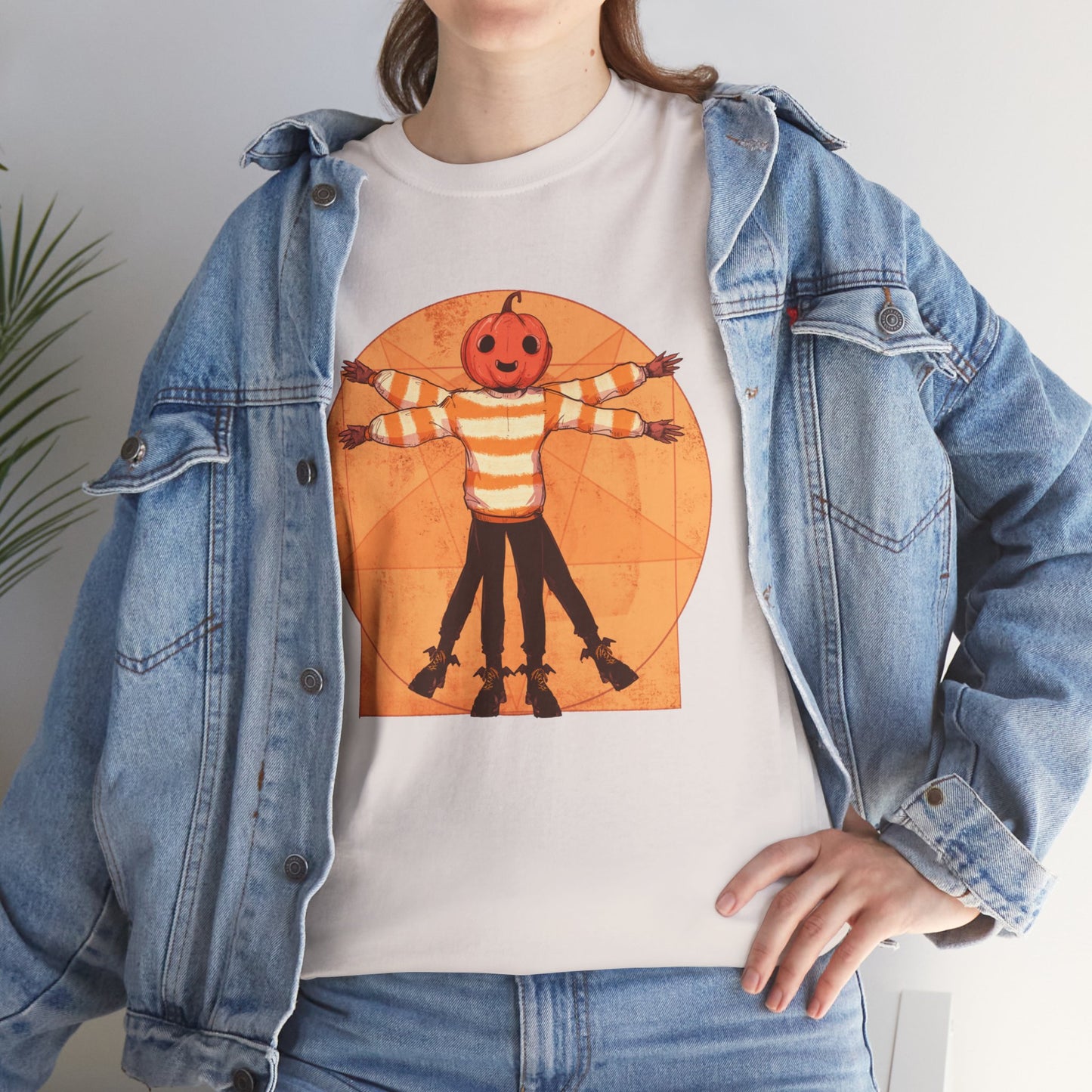 Vitruvian Halloween Unisex Heavy Cotton Tee