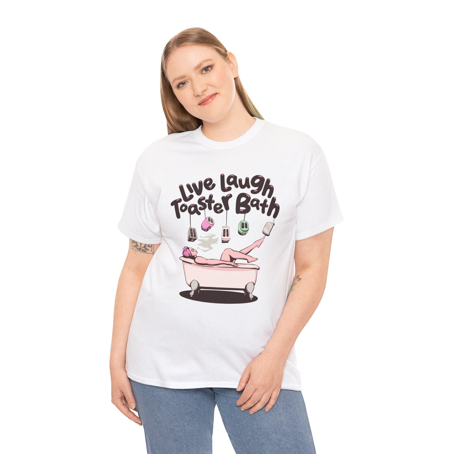 Toaster Bath Unisex Heavy Cotton Tee
