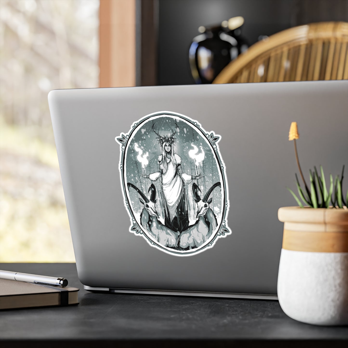 Winter Solstice Kiss-Cut Vinyl Decal
