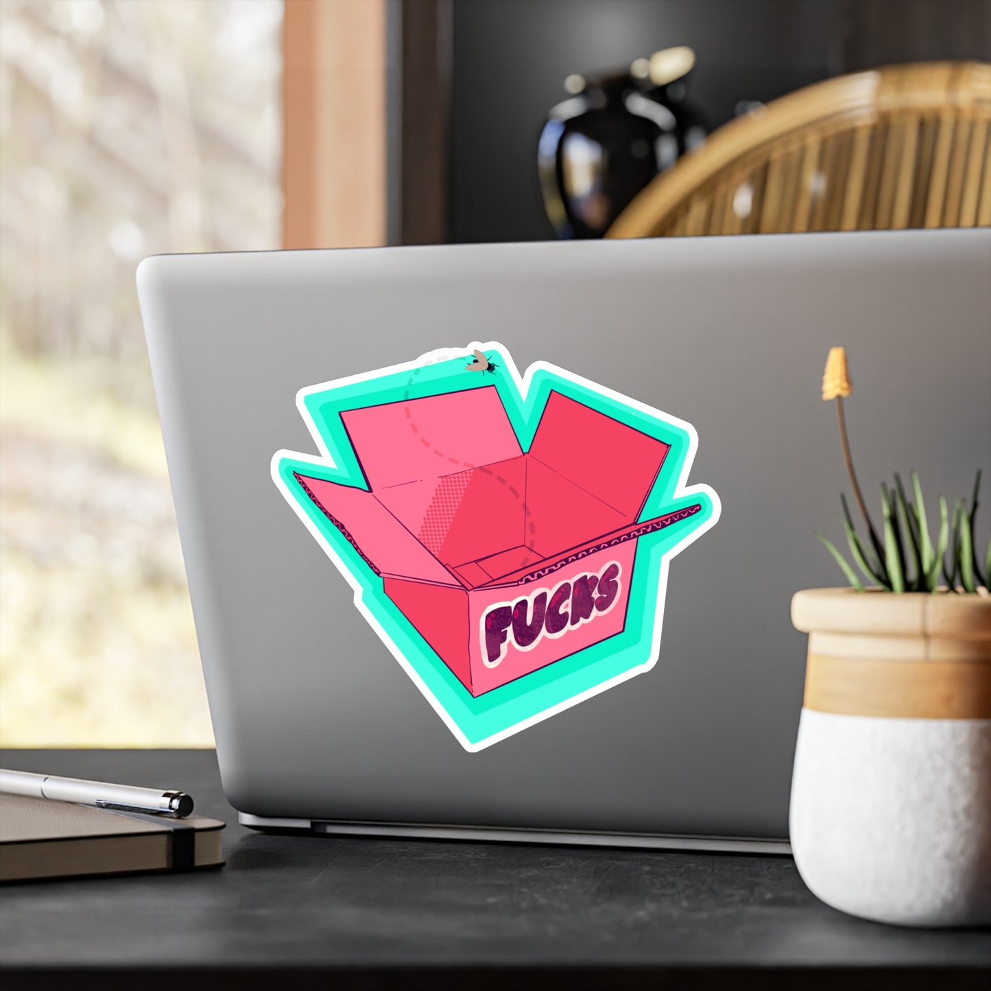 No Fucks To Give Kiss-Cut Vinyl Decal