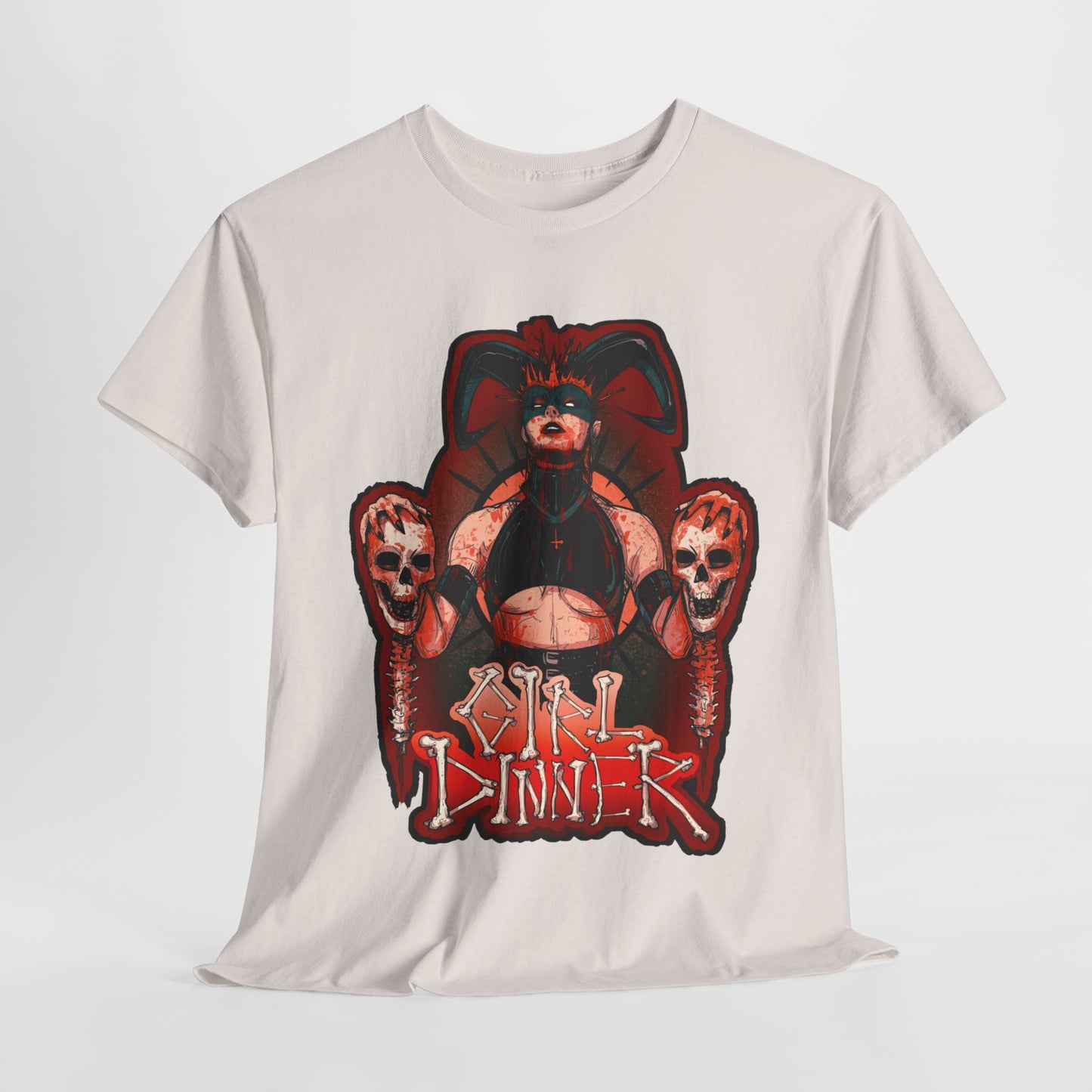Girl Dinner Unisex Heavy Cotton Tee