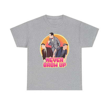 Never Grow Up Unisex Heavy Cotton Tee