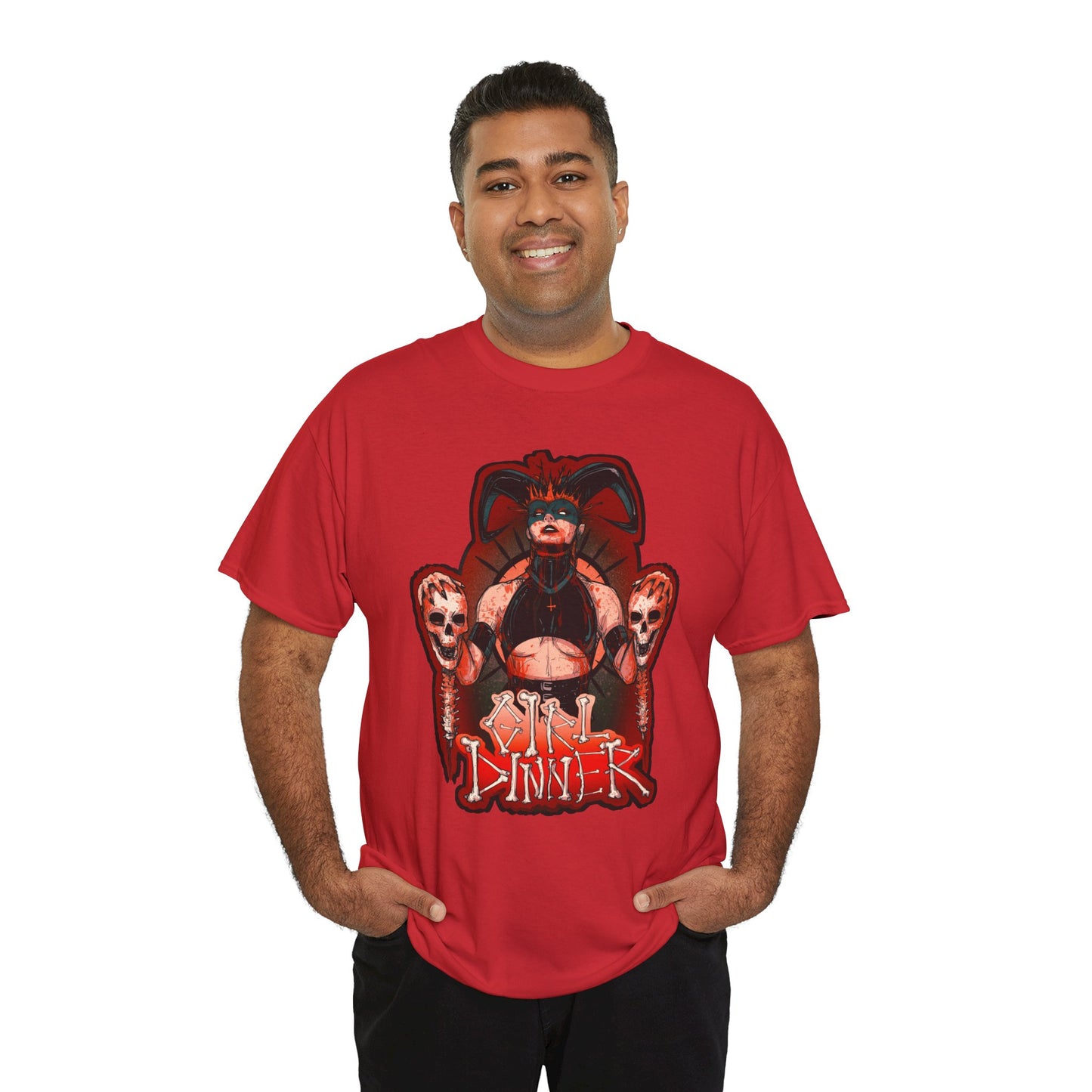 Girl Dinner Unisex Heavy Cotton Tee