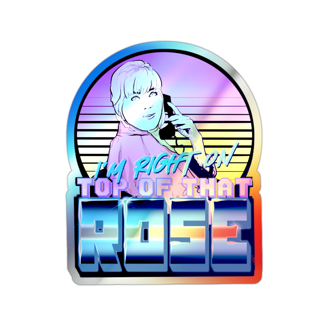 Career Woman Holographic Die-cut Stickers