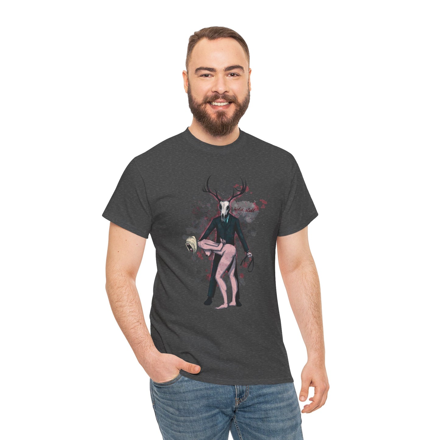 Deer Daddy Series 3: Hold Still Unisex Heavy Cotton Tee