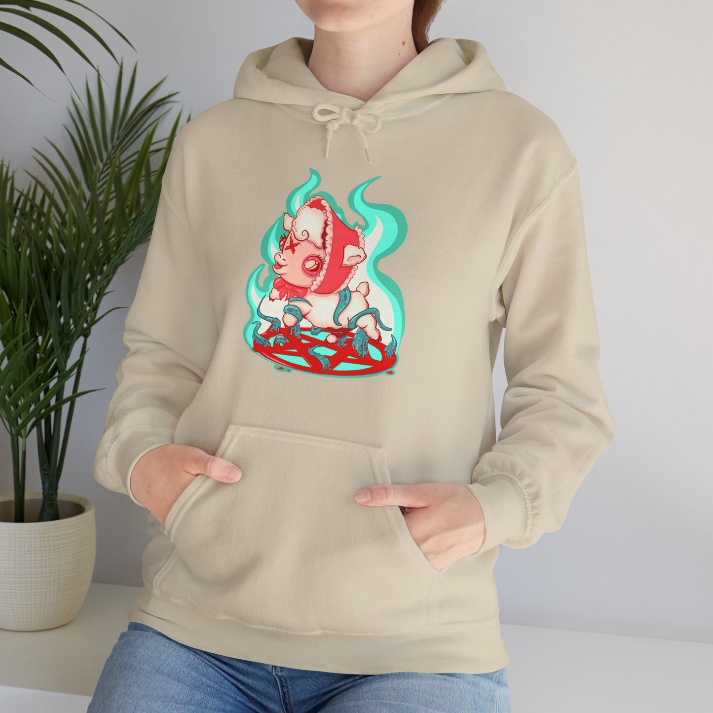 Sacrificial Lamb Unisex Heavy Blend Hooded Sweatshirt
