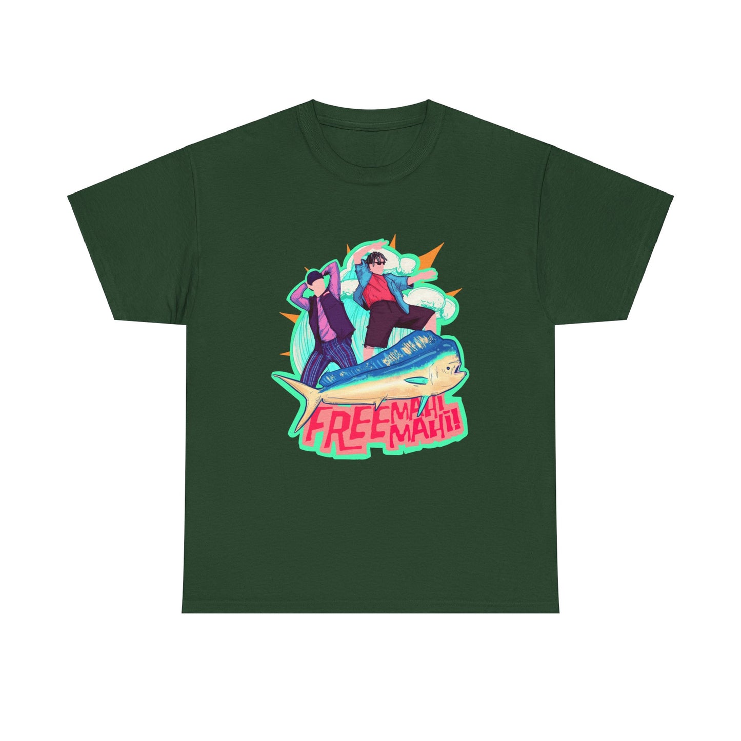 Free Mahi Mahi Unisex Heavy Cotton Tee