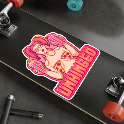 Unhinged Kiss-Cut Vinyl Decal
