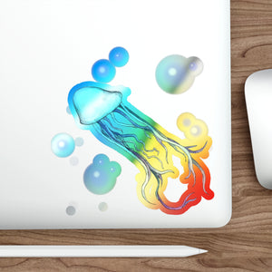 KY Jellyfish Holographic Die-cut Stickers