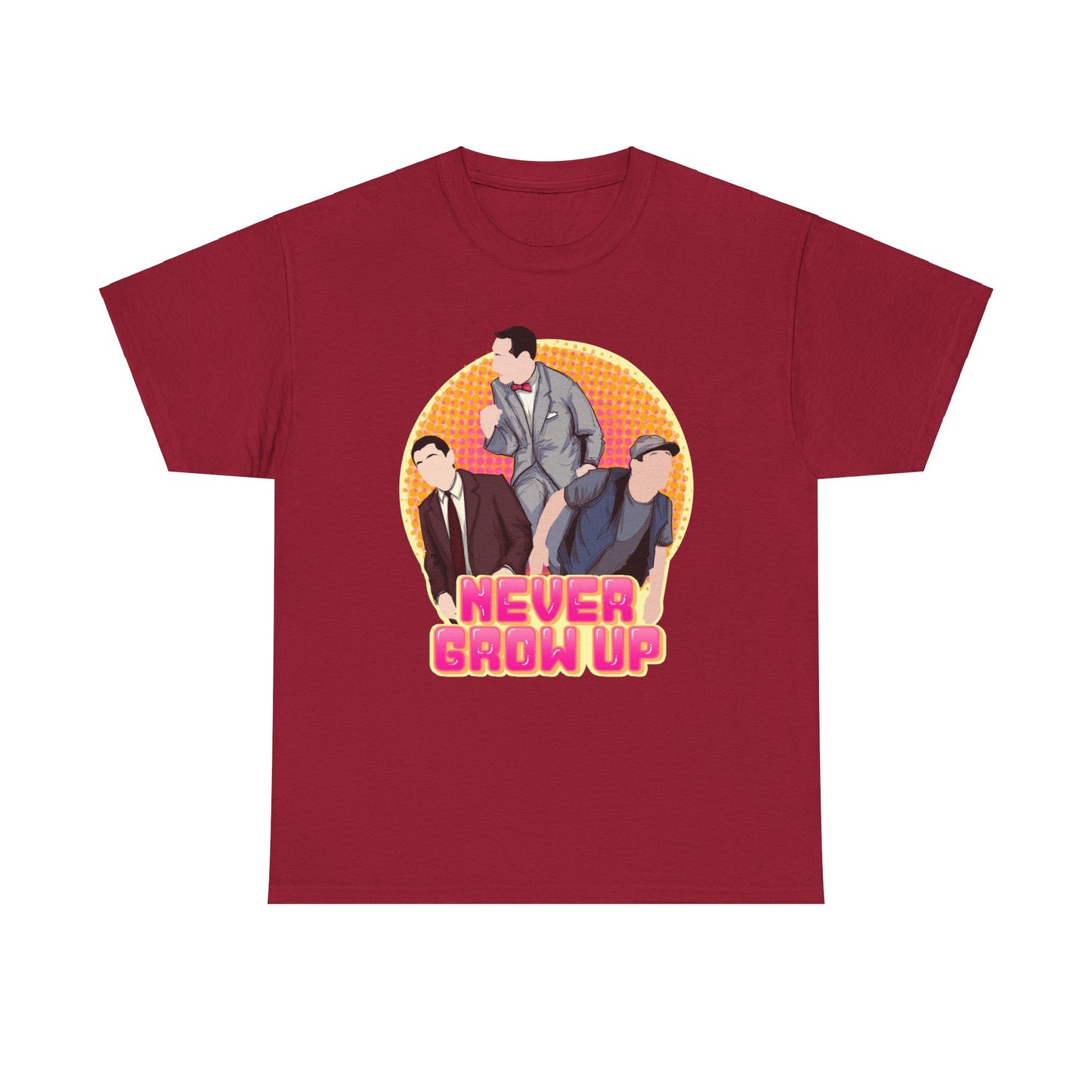 Never Grow Up Unisex Heavy Cotton Tee