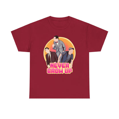 Never Grow Up Unisex Heavy Cotton Tee