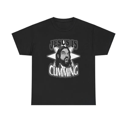Jesus Is Cumming Unisex Heavy Cotton Tee