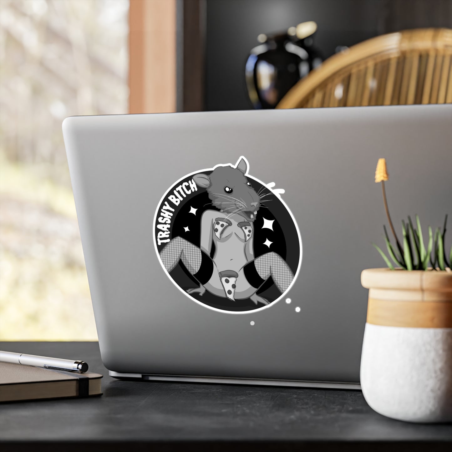 Trashy III Kiss-Cut Vinyl Decal