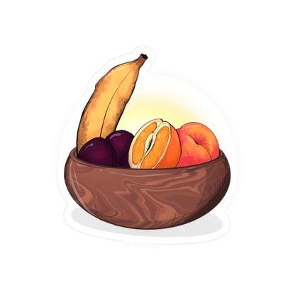 Adult Fruit Basket Kiss-Cut Vinyl Decal