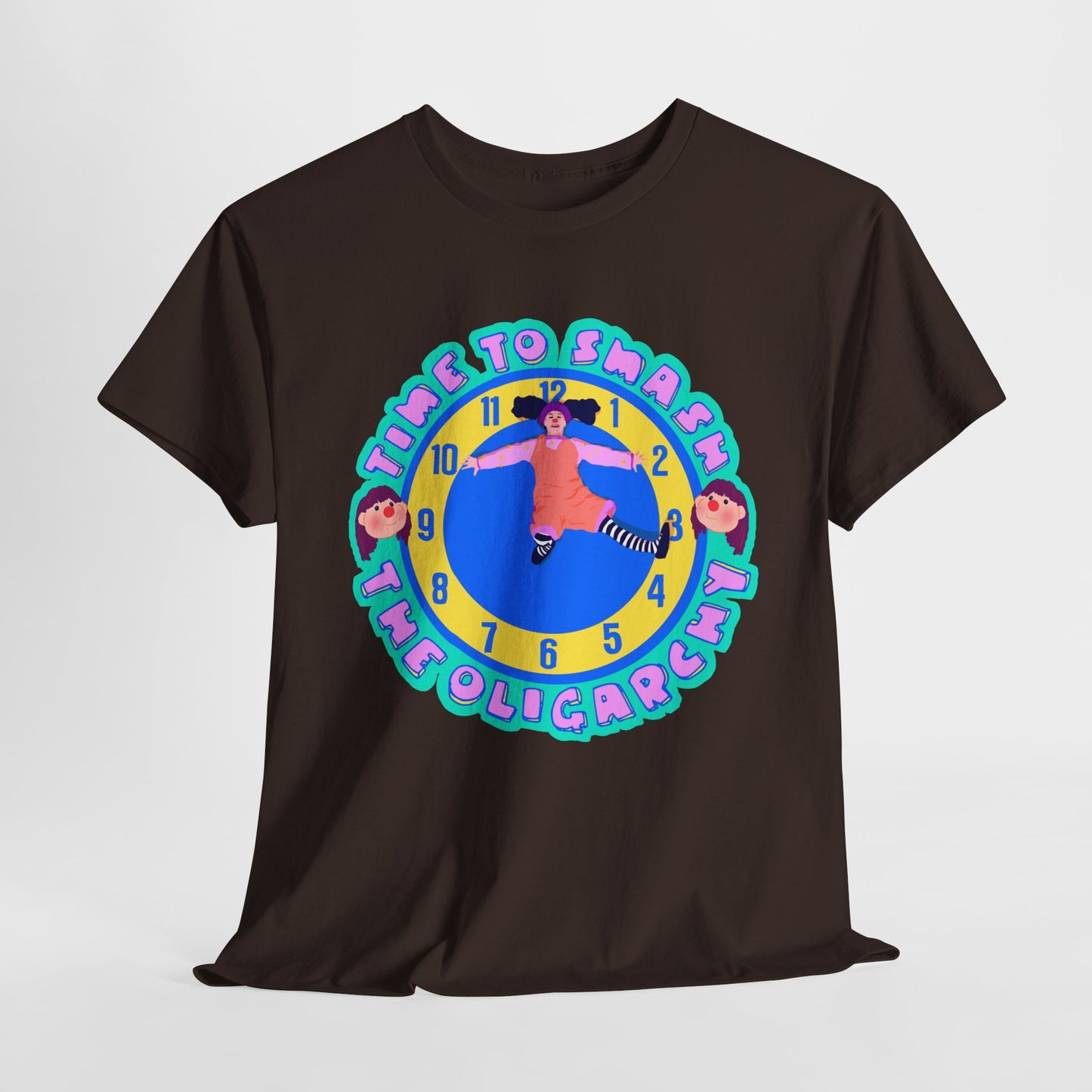 Time To Smash The Oligarchy Unisex Heavy Cotton Tee