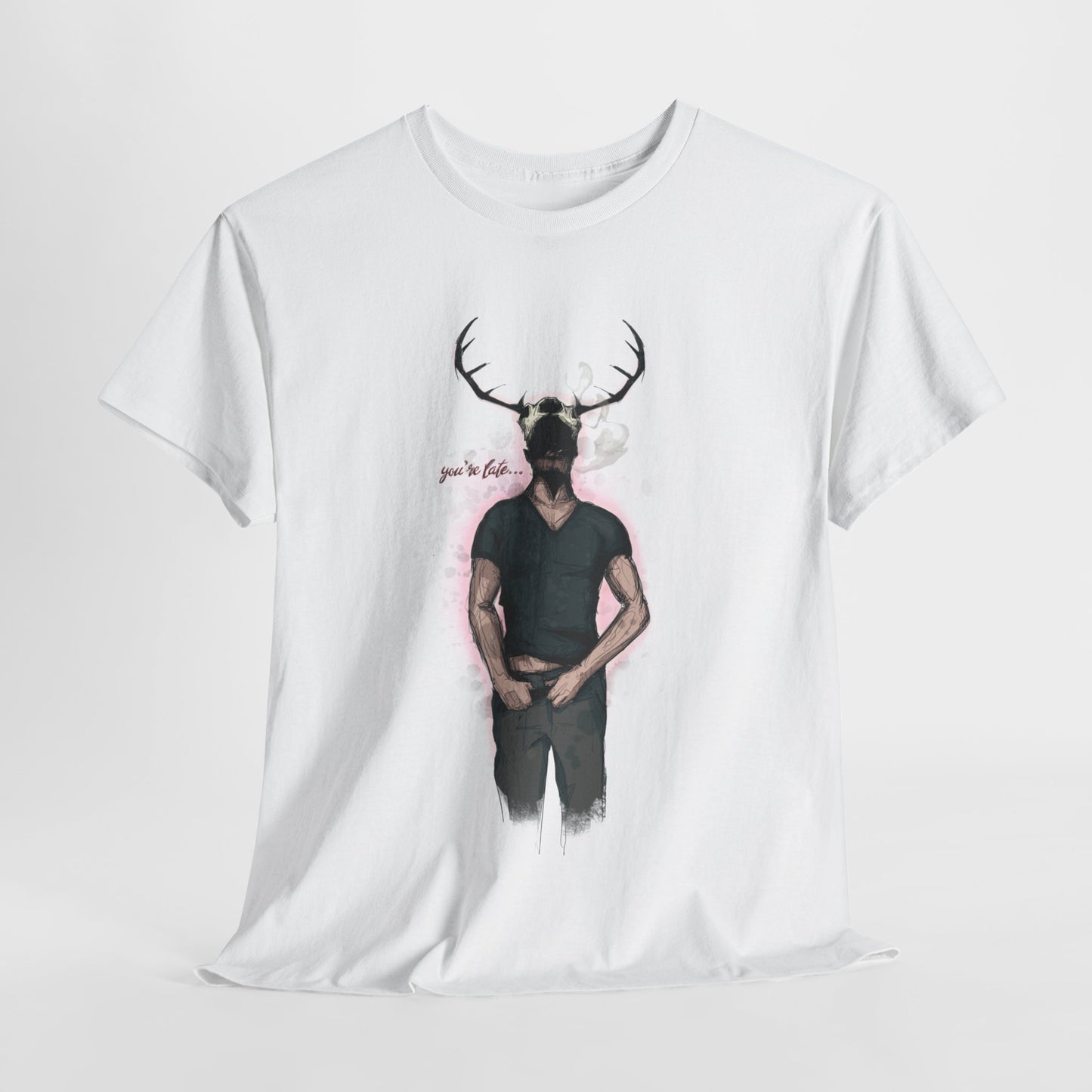 Deer Daddy Series 5: Youre Late Unisex Heavy Cotton Tee
