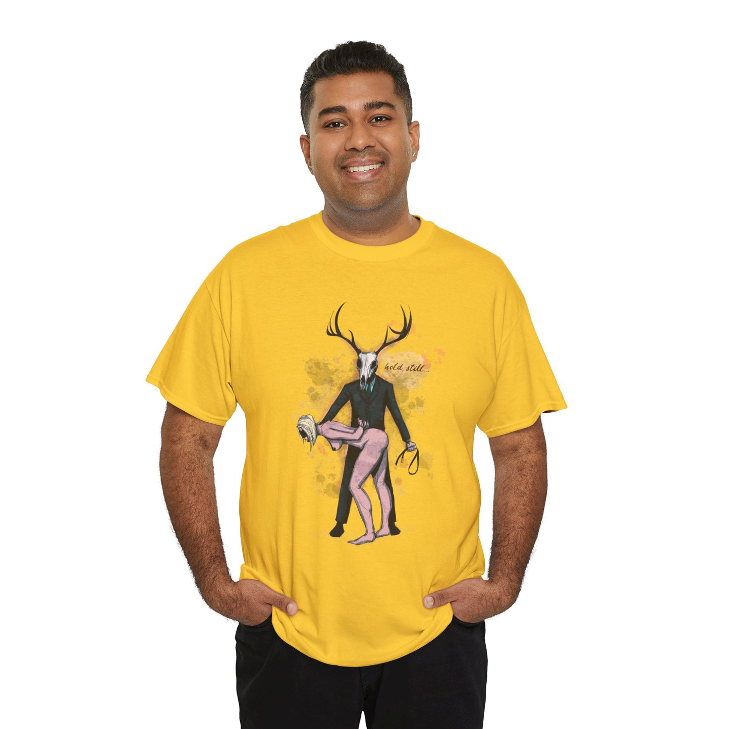 Deer Daddy Series 3: Hold Still Unisex Heavy Cotton Tee