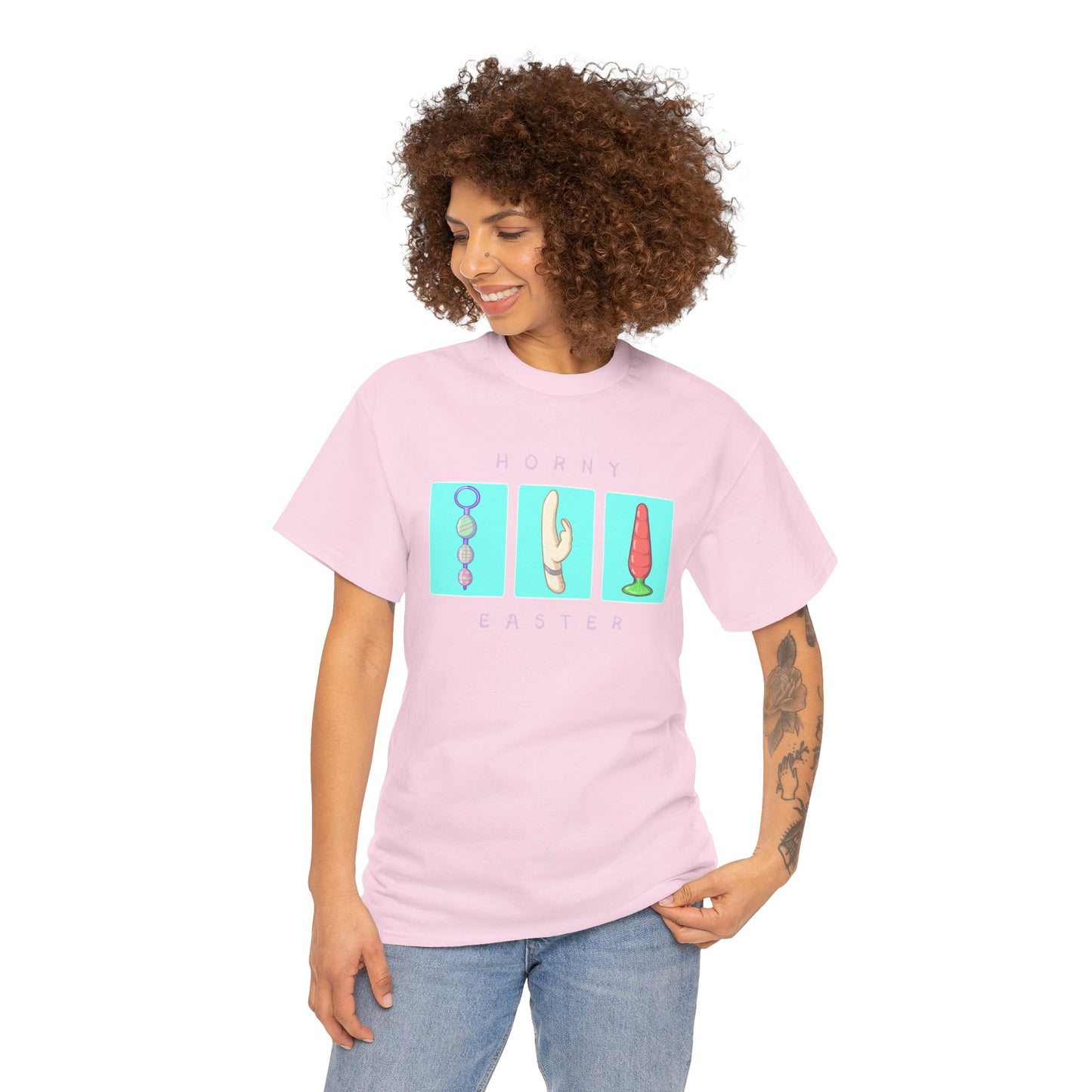 Horny Easter Unisex Heavy Cotton Tee