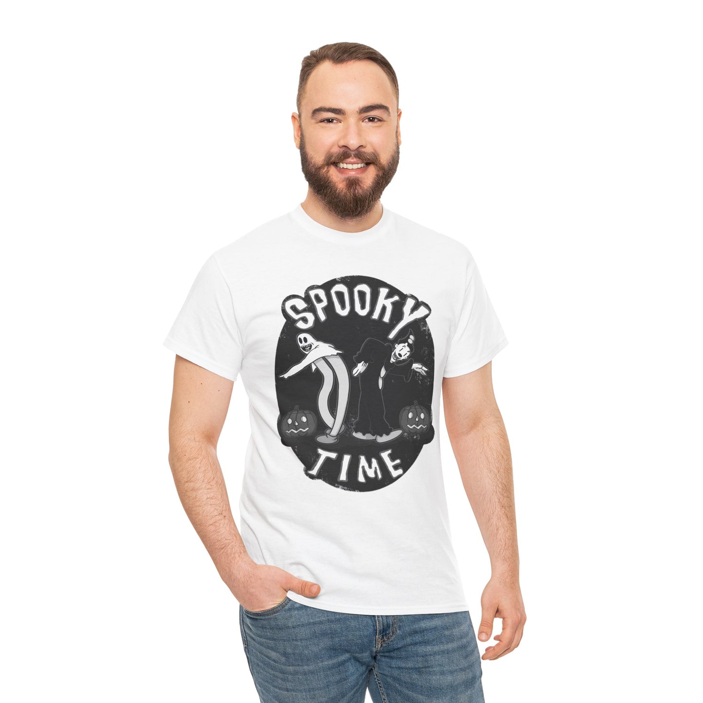 Spooky Time Unisex Heavy Cotton Tee