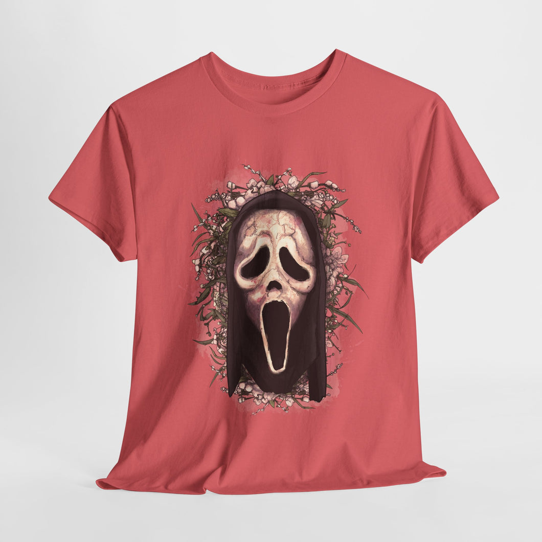 Floral Horror Unisex Heavy Cotton Tee