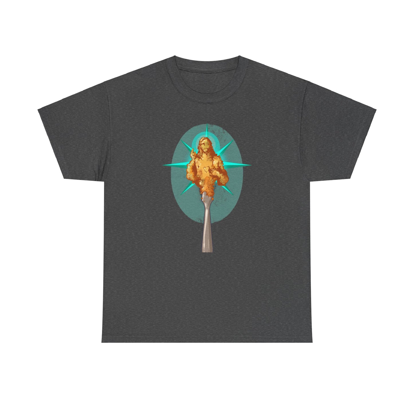 He Is Resin Unisex Heavy Cotton Tee