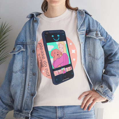 Don't Scroll Unisex Heavy Cotton Tee