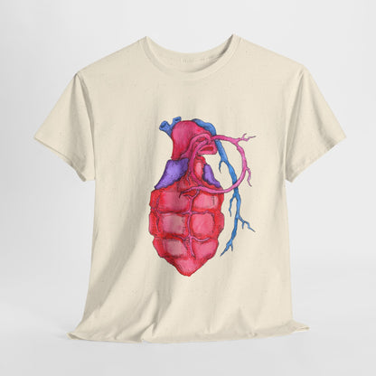 Heart Grenade Unisex Heavy Cotton Tee