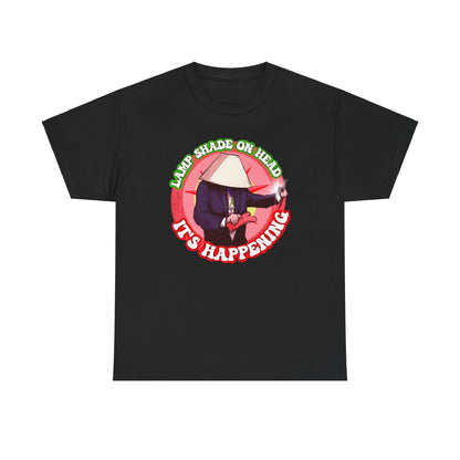 Lampshade On Head Unisex Heavy Cotton Tee