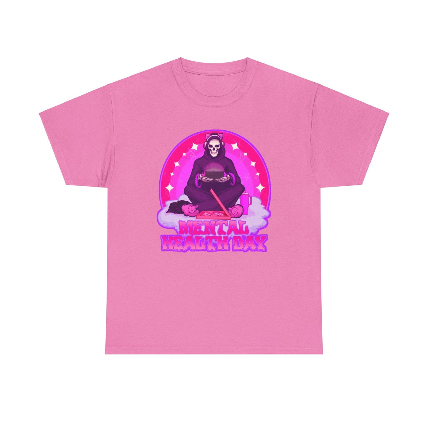 Mental Health Day Unisex Heavy Cotton Tee