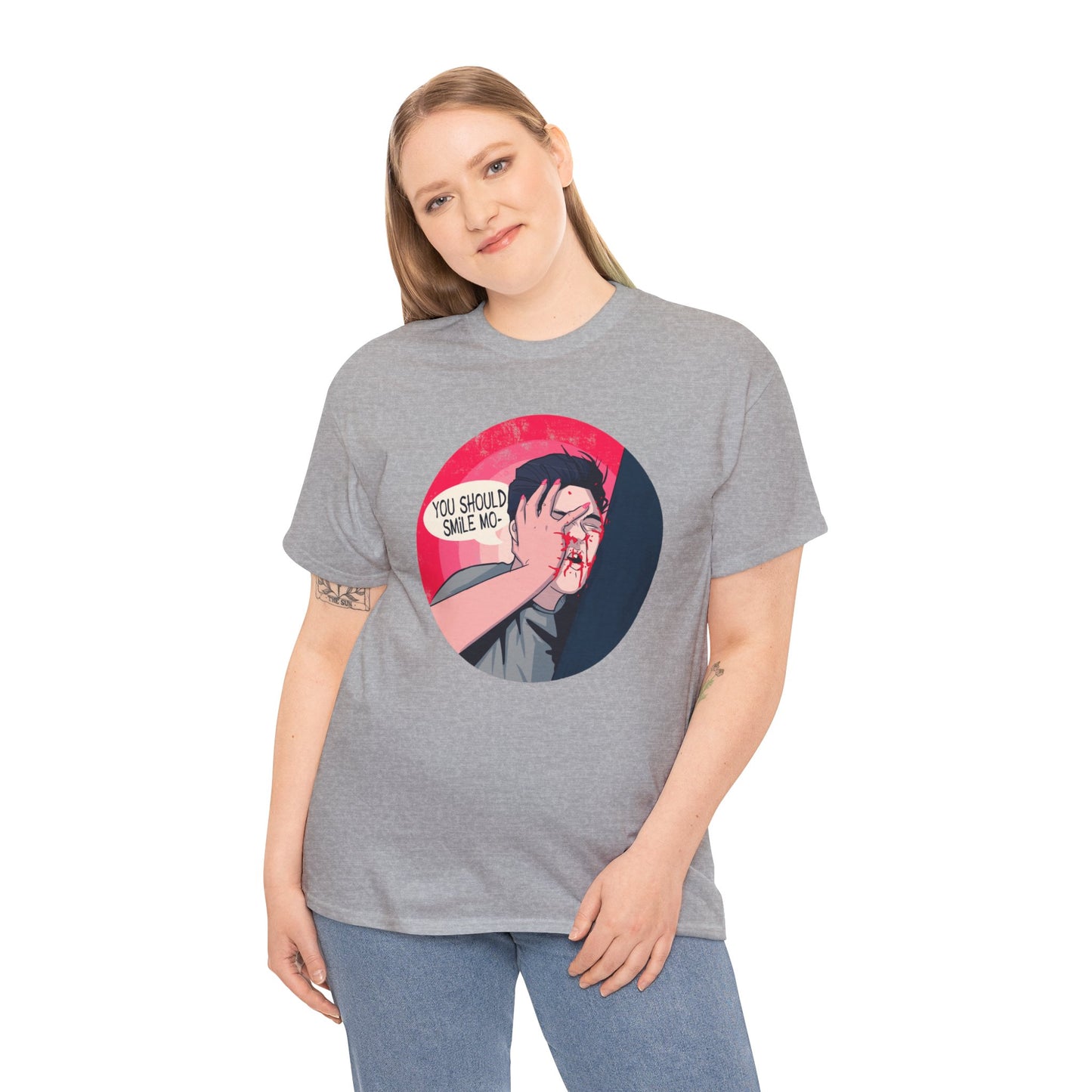 Smile Unisex Heavy Cotton Tee