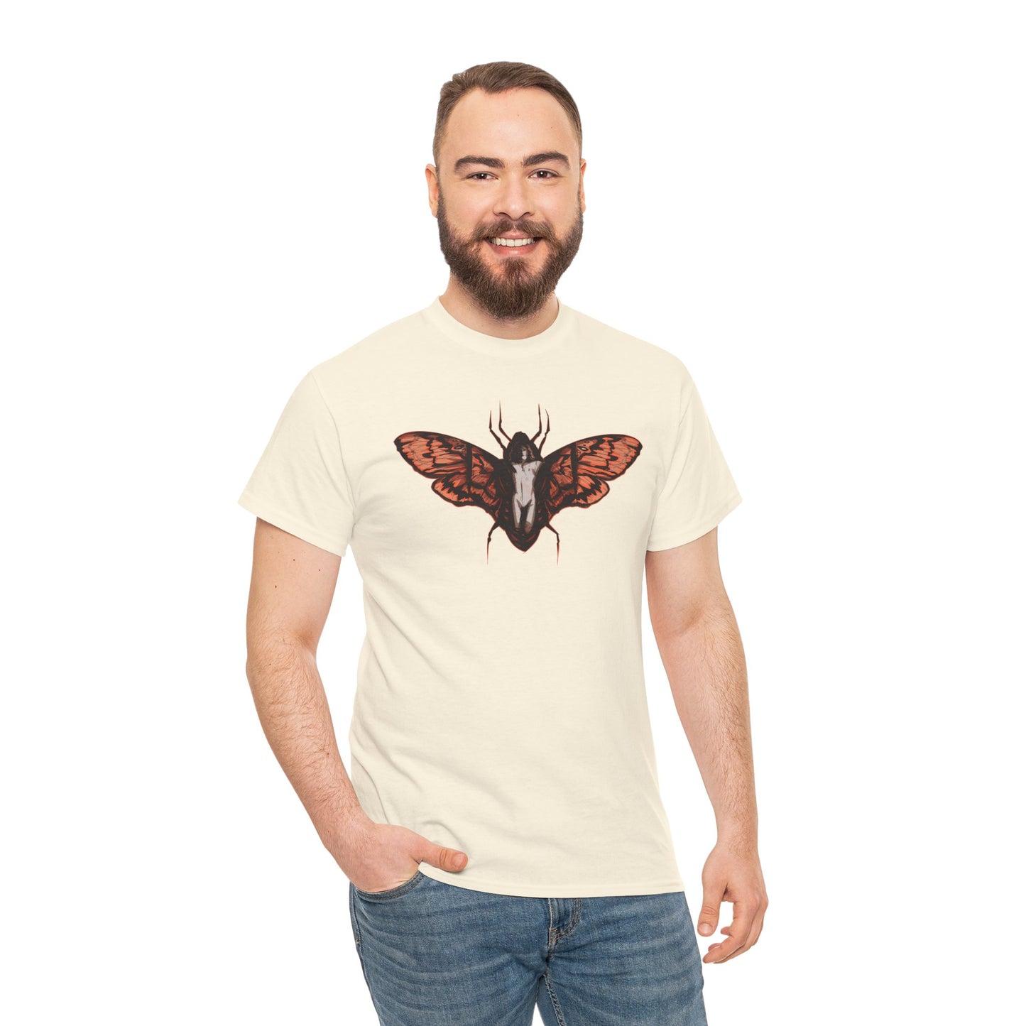Death Moth Unisex Heavy Cotton Tee