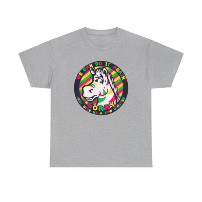 Premature Zebra Unisex Heavy Cotton Tee
