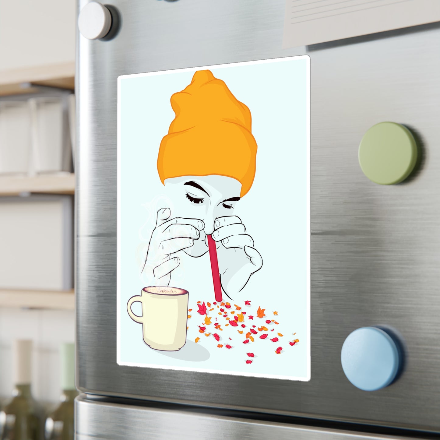 Fall Addict Kiss-Cut Vinyl Decal